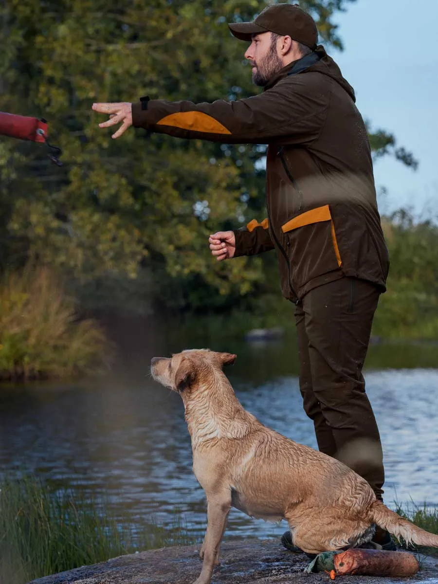 20% OFF - SEELAND Dog Active Trousers - Mens - Dark Brown - Size: UK 42" Waist (EU58)