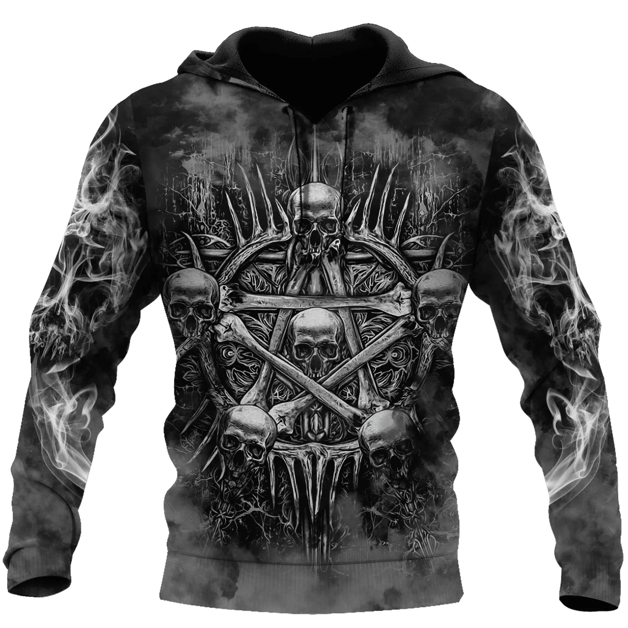 3D Full Printed Skull Hoodie Skull Men's Hoodie, Women Skull Hoodie Skeleton Hoodies