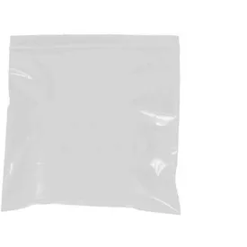 8" x 10" - 2 mil White Reclosable Poly Bags