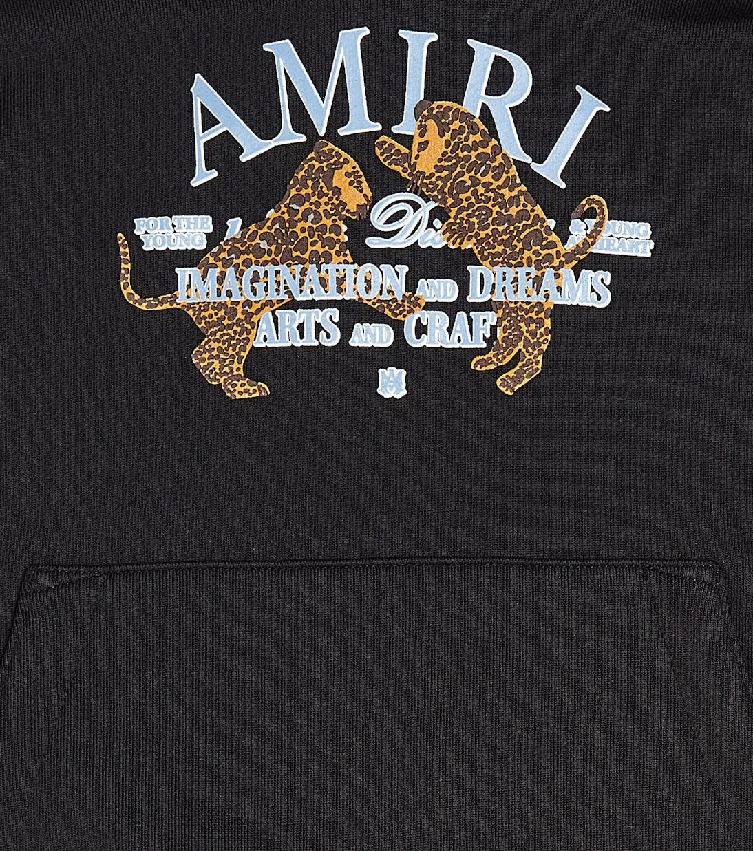 Amiri Kids Cotton Jersey Logo Sweatshirt, Black