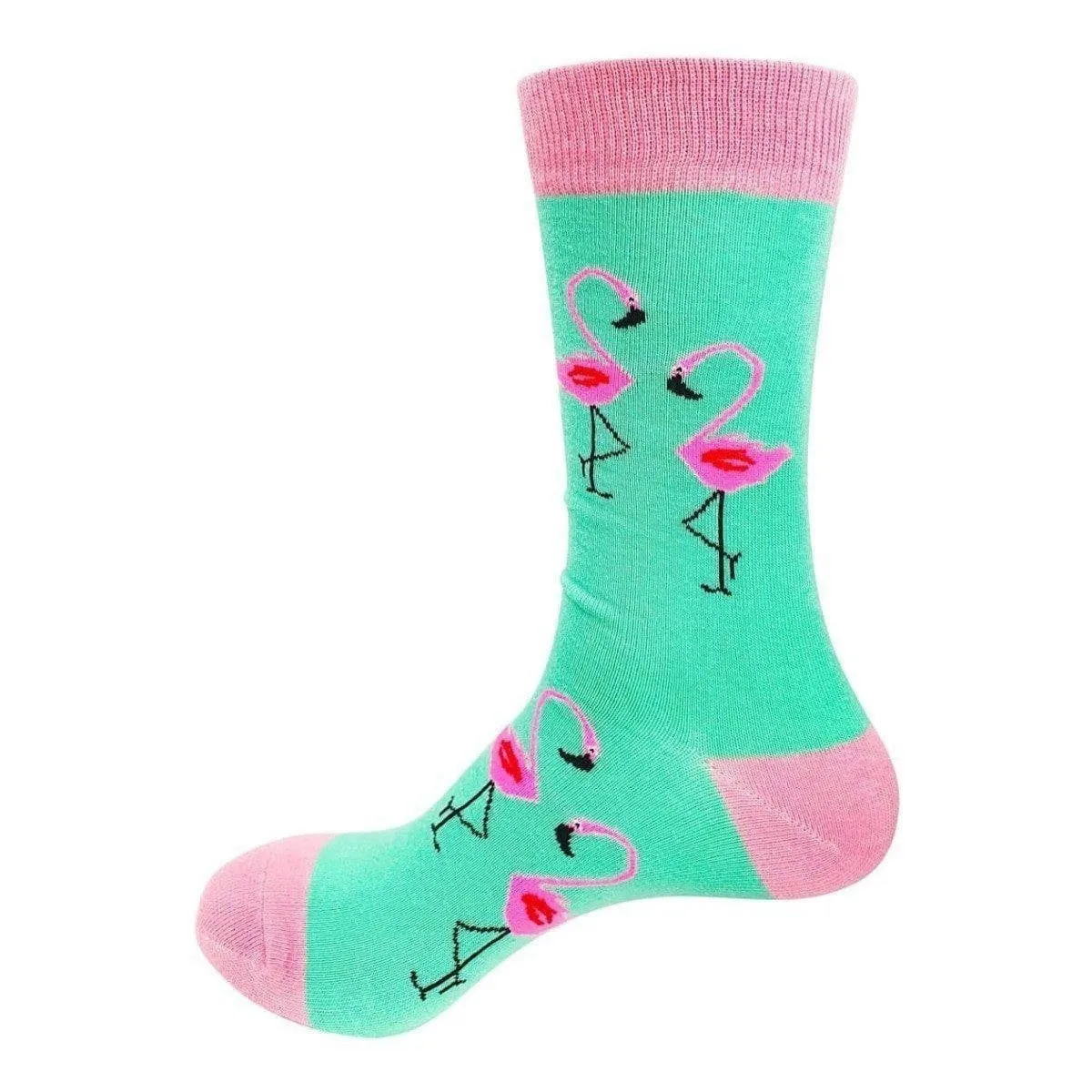 Animal Socks Flamingo Love