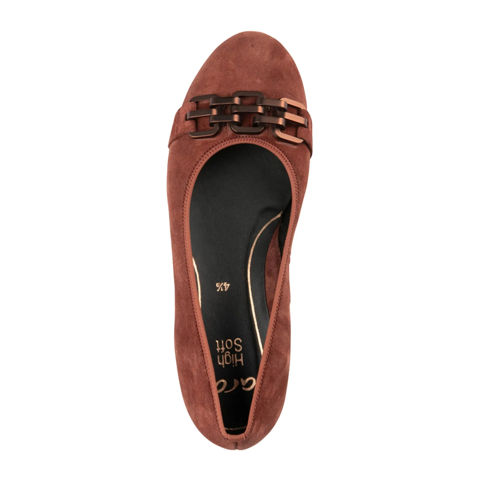 Ara Scout Chain Flat (Women) - Terra Suede