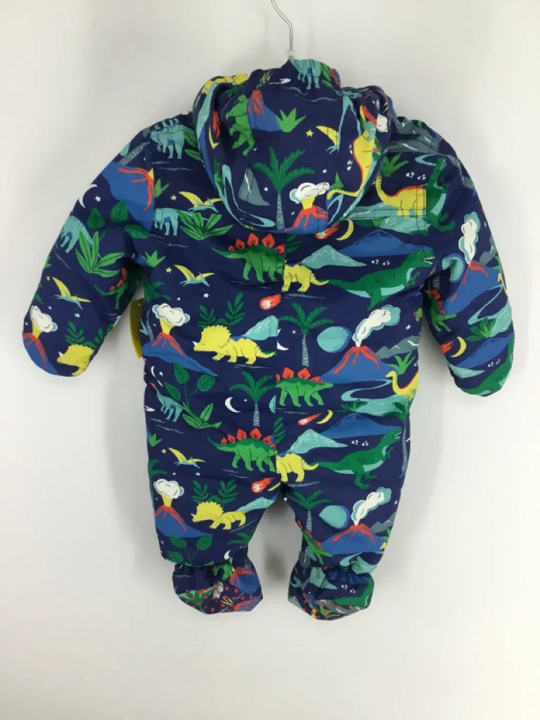 Baby Boden Child Size 0-3 Months Blue Dinosaur Outerwear - boys