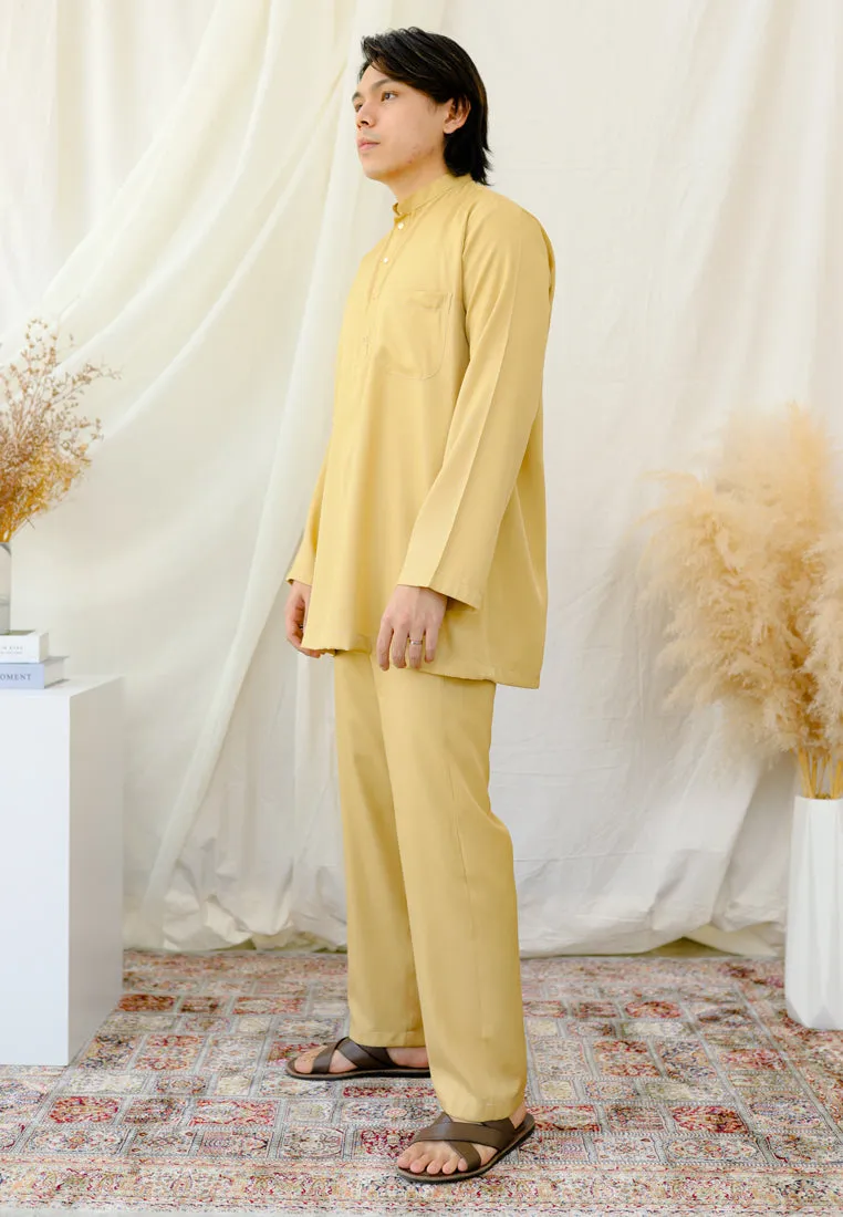 Baju Melayu Tulip Men ( Yellow )