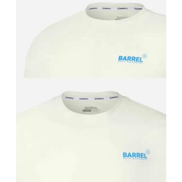 Barrel Men Vibe Sunset S/S Rashguard-IVORY