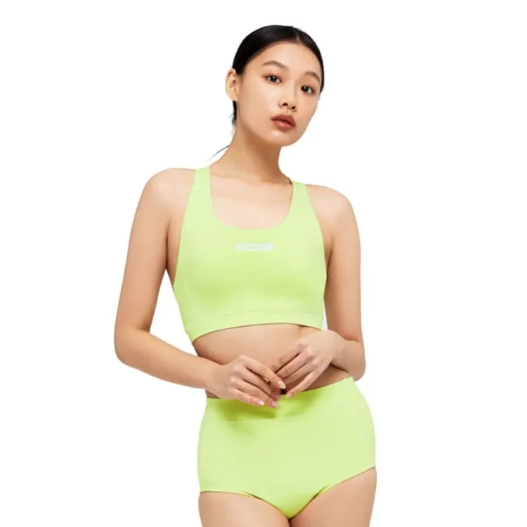 Barrel Women Essential Stitch Bra Top-LIME