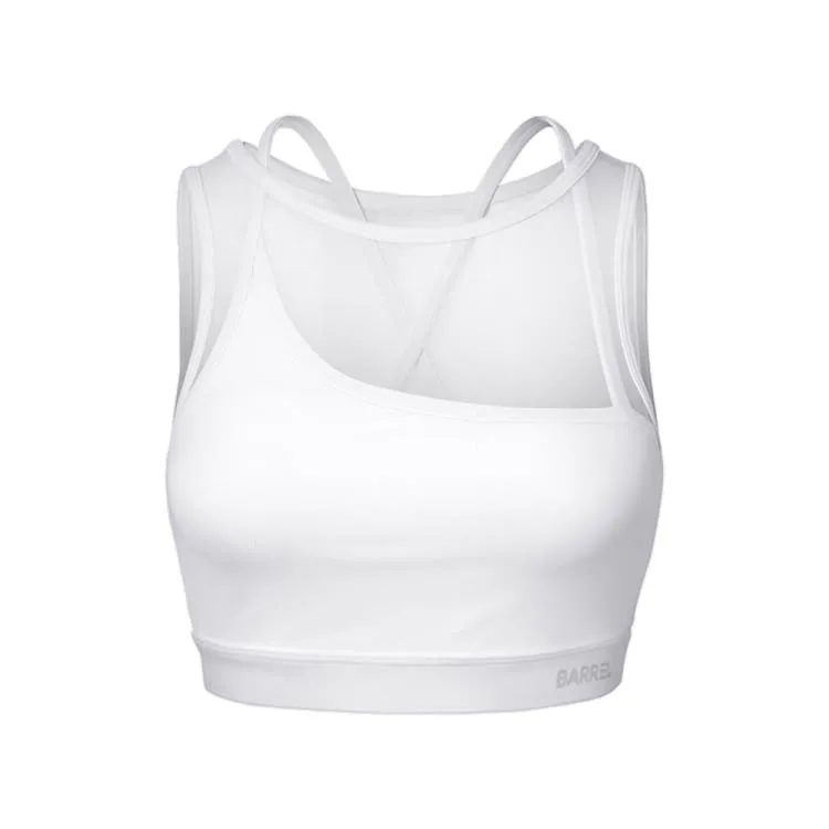 Barrel Women Premium Powernet Bra Top-IVORY