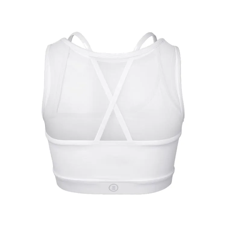 Barrel Women Premium Powernet Bra Top-IVORY