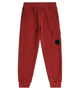 Basic sweatpants in cotton fleece C. COMPANY KIDS, red