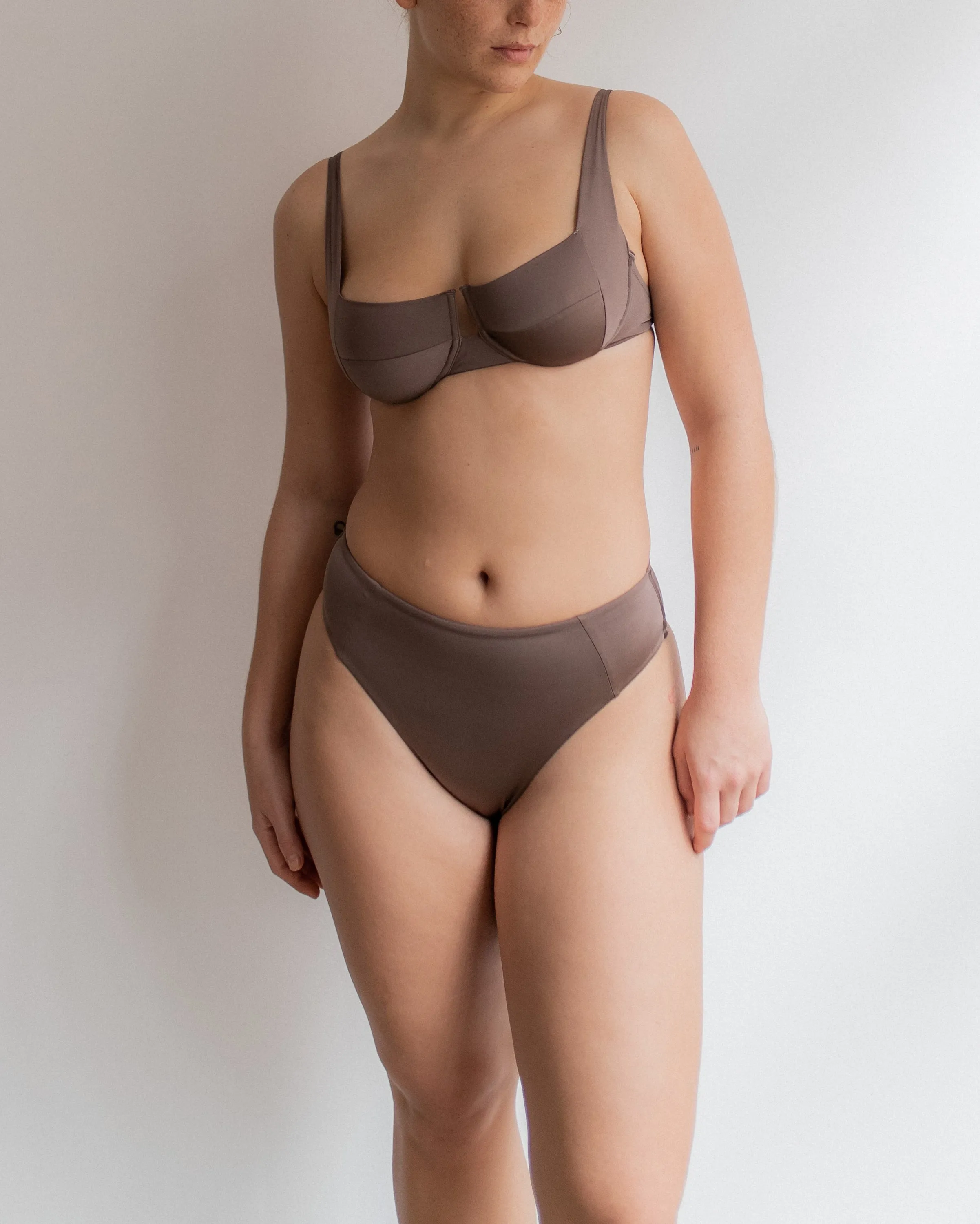 BLOOM BIKINI IN COCOA