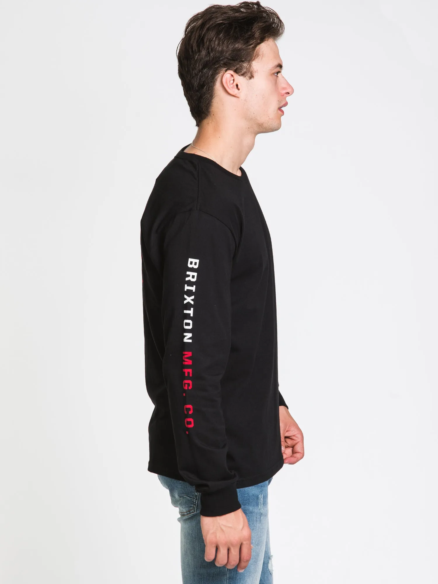 BRIXTON CREST LONG SLEEVE TEE - CLEARANCE