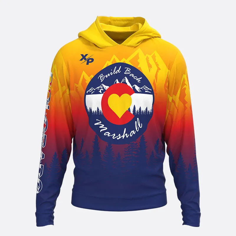 Build Back Marshall Super Soft Fully Sublimated Hoodie