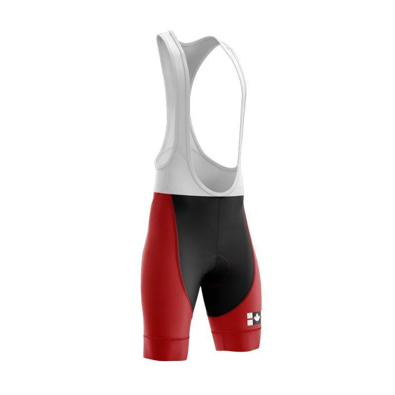 Canada Flag Thin Red Line Bib & Shorts