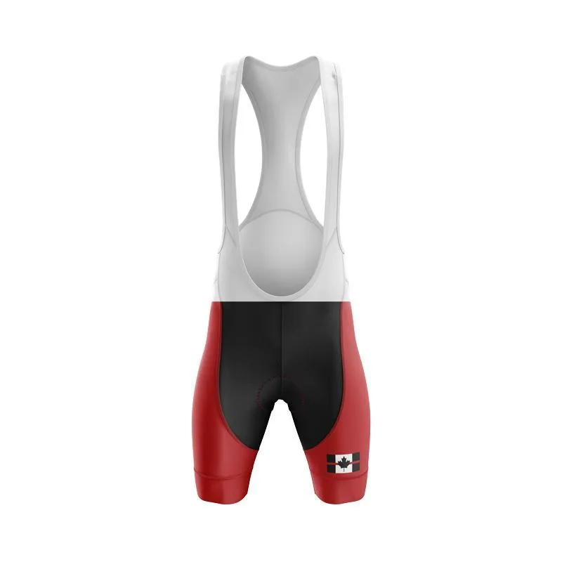 Canada Flag Thin Red Line Bib & Shorts