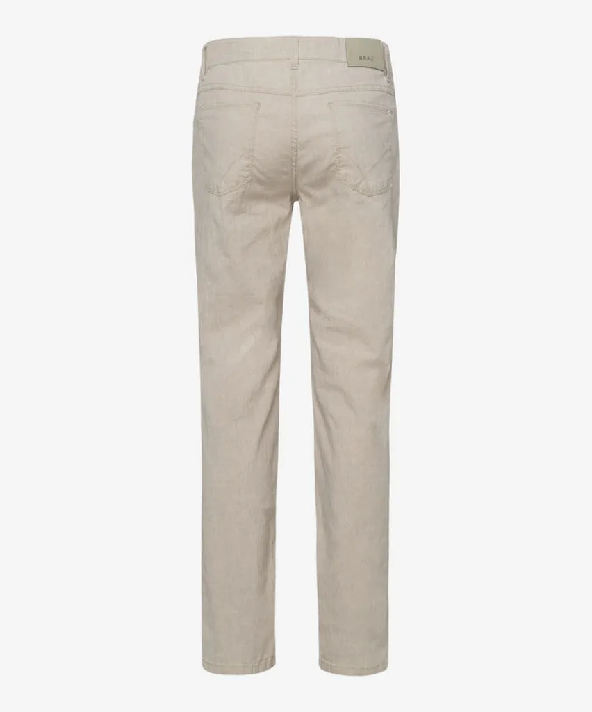 COOPER FANCY LINO TROUSER - SAND