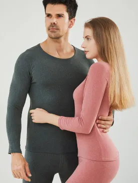 Couple Heating Fleece Thickening Pajamas Set