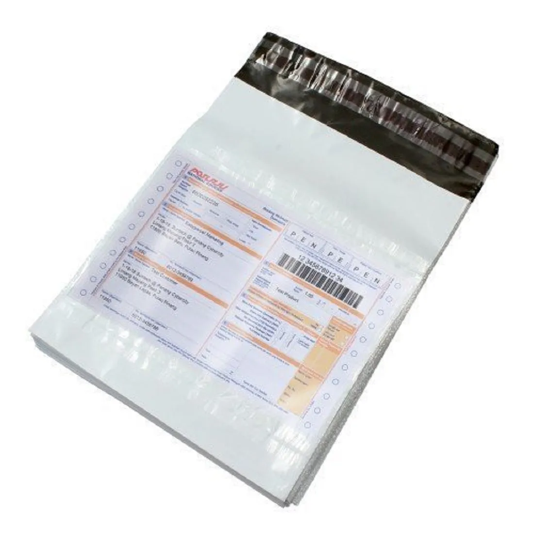 Courier Bags/Envelopes/Pouches/Cover 10X14 inches  2inch Flap  Pack of 50 Tamper Proof Plastic Polybags for Shipping/Packing (With POD)