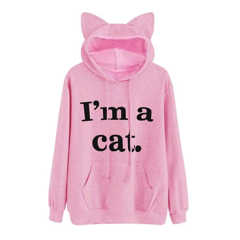 Cute Cat Ear Cap Hoodies ( US 4 - 10)