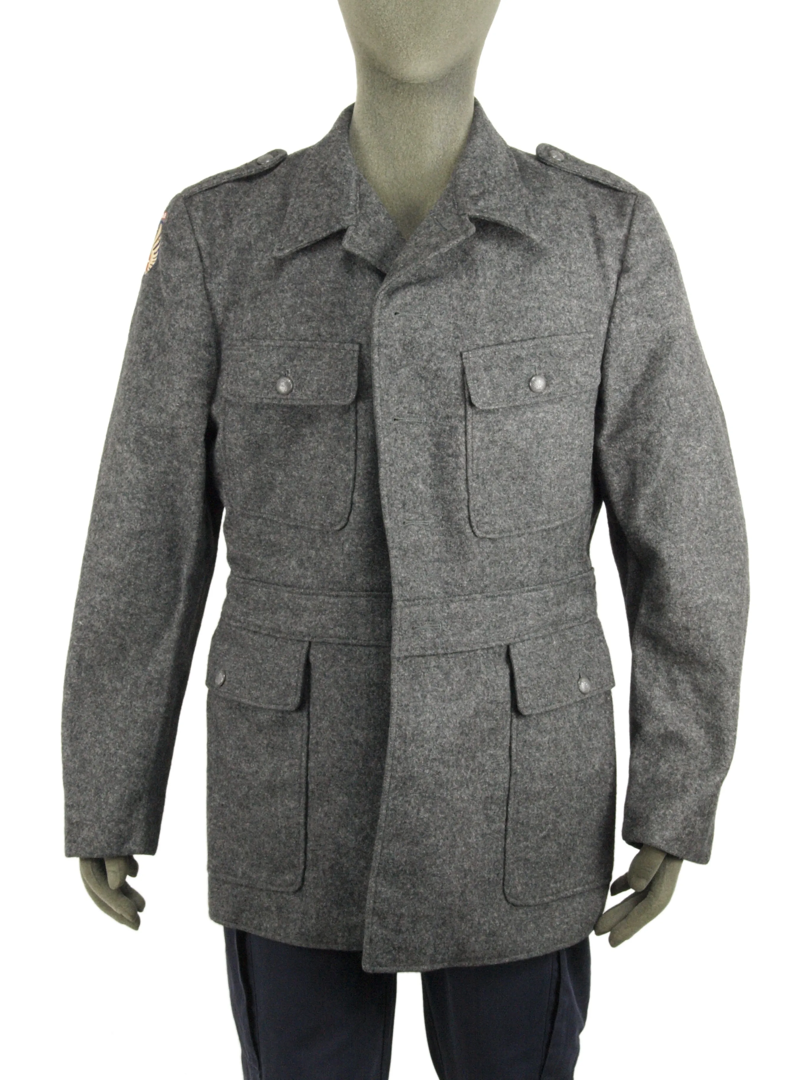 Danish Grey Wool Jacket - Civilforsvaret