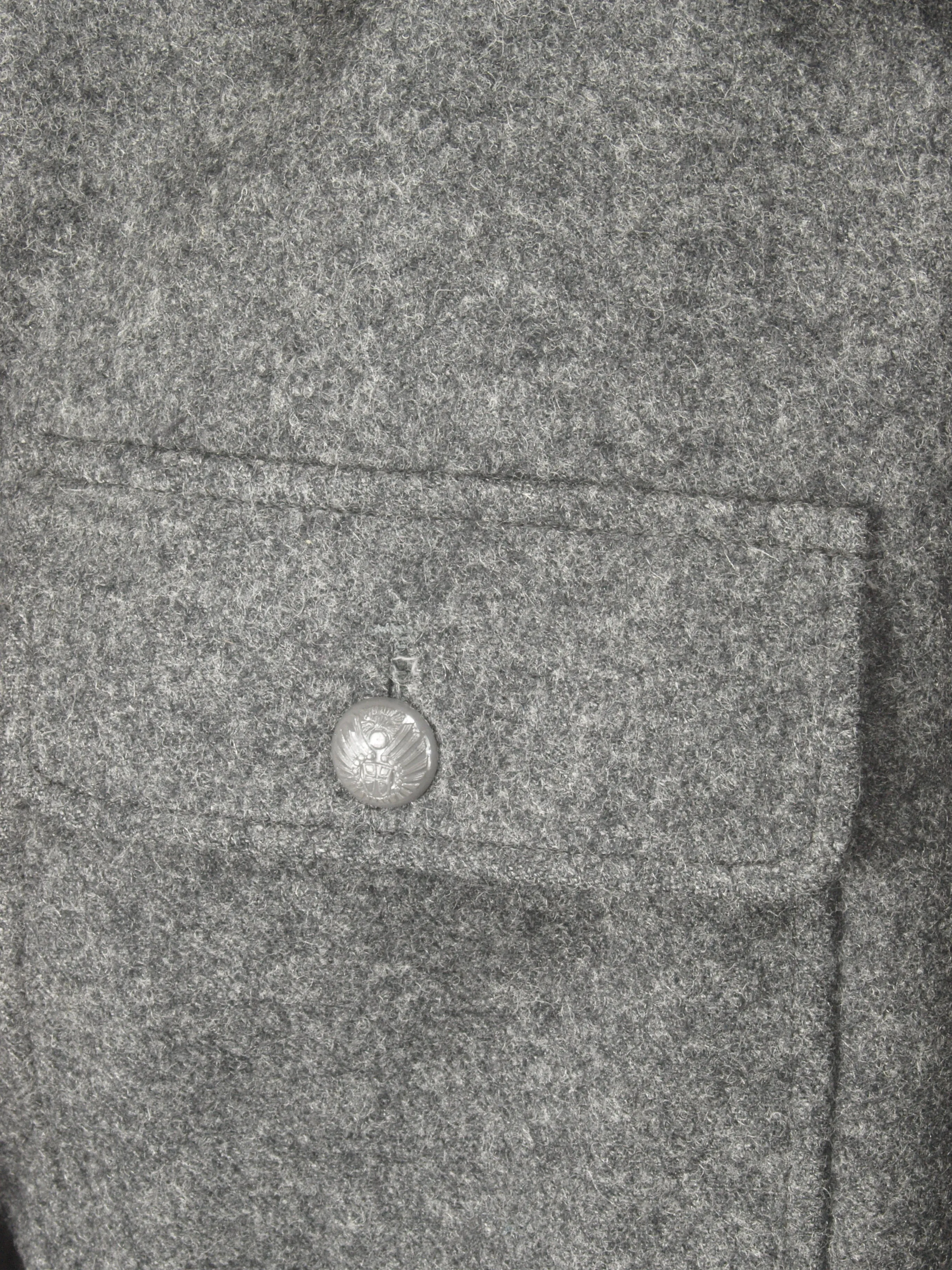 Danish Grey Wool Jacket - Civilforsvaret