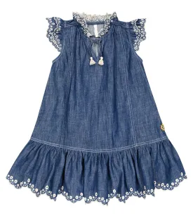 Denim dress Tiggy Zimmermann Kids, blue