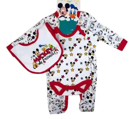 Disney Official Mickey Mouse 3-Piece Set (6-9mths)