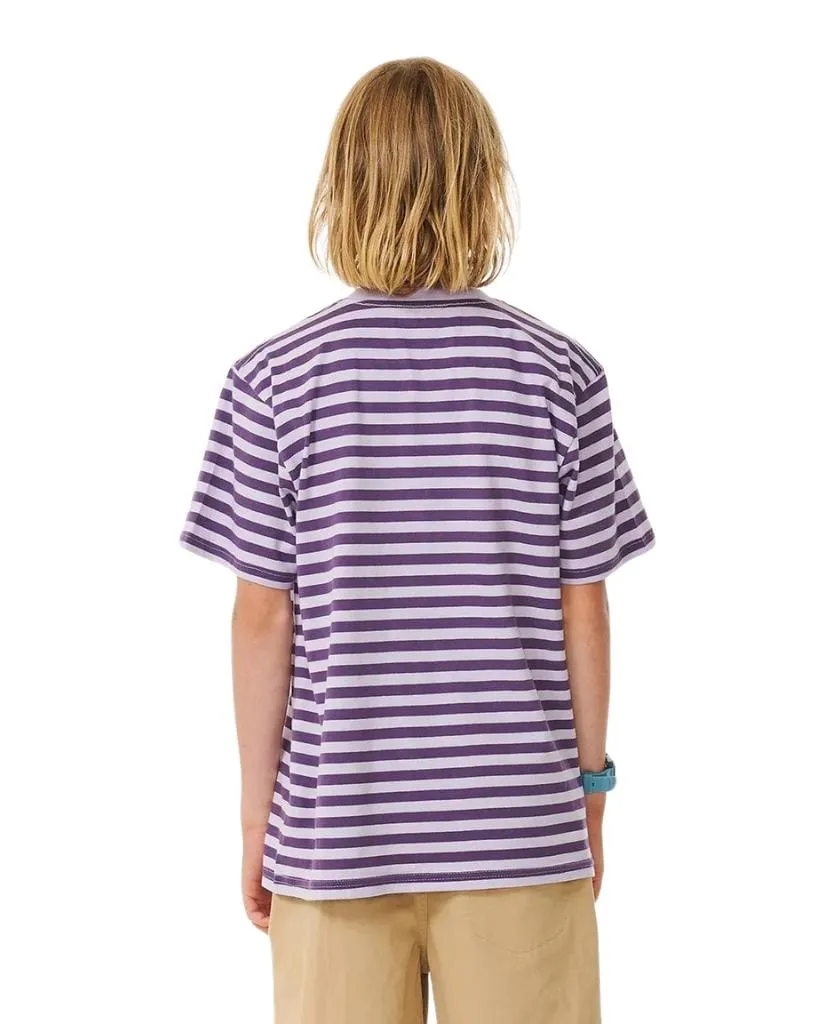 Earth Waves Stripe Tee - Kids