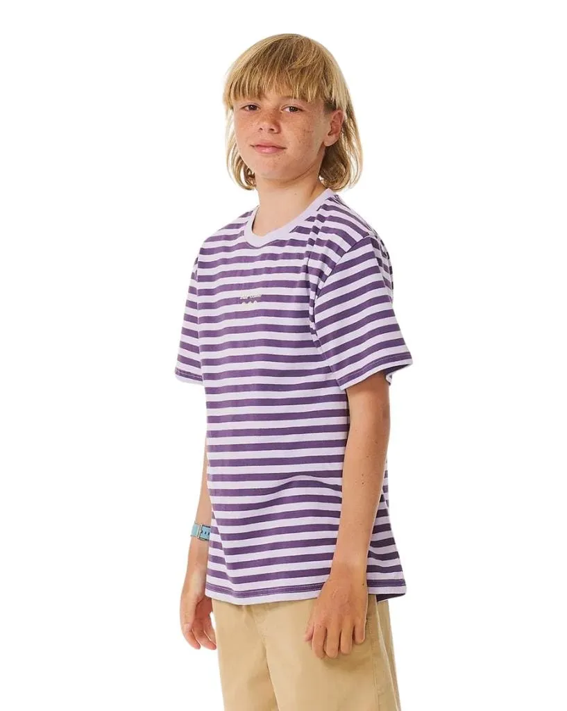 Earth Waves Stripe Tee - Kids