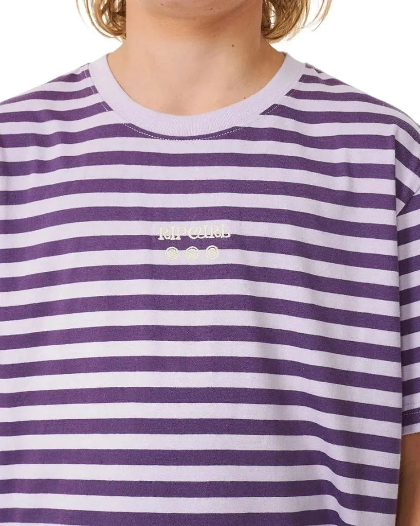 Earth Waves Stripe Tee - Kids