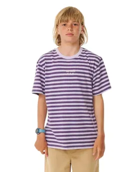 Earth Waves Stripe Tee - Kids