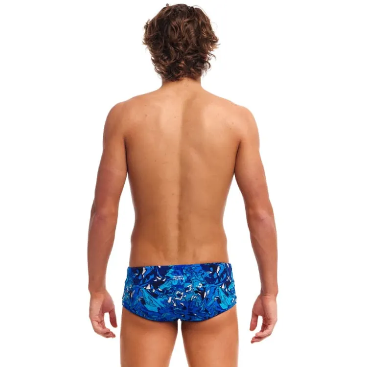 Funky Men Sidewinder Trunks-TRUE BLUEY