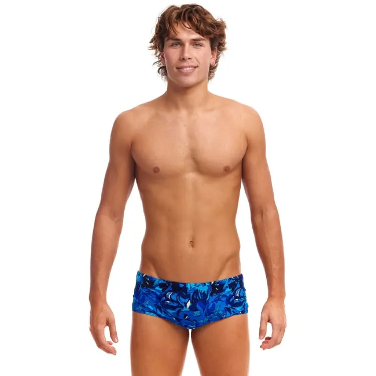 Funky Men Sidewinder Trunks-TRUE BLUEY