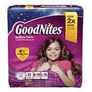 GoodNites 43365 Youth Underwear, Pack of 25