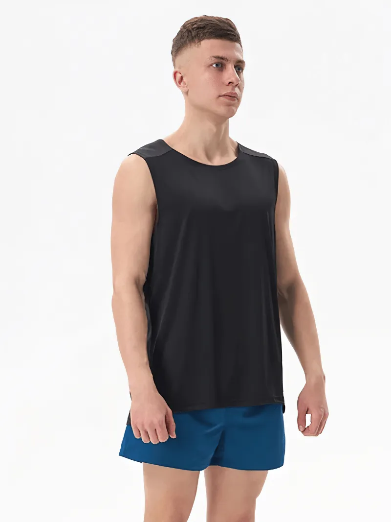 Gym Breathable Double Color Tank Top for Men - SF1813