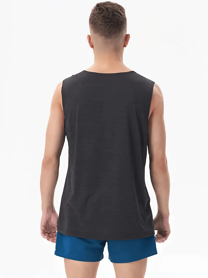 Gym Breathable Double Color Tank Top for Men - SF1813