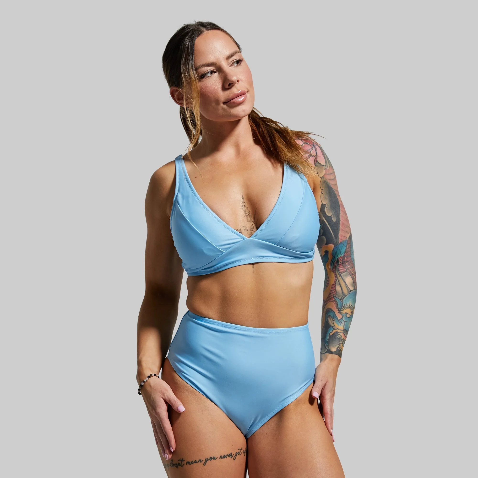 High Tide Bikini Top (Dream Blue)