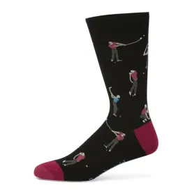 Hole in One Men's Bamboo Crew Socks