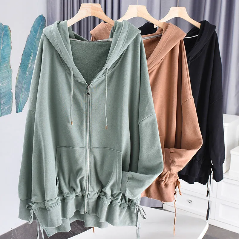 Hooded Cardigan Sweater women