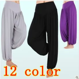 Hot sale S1 High waist New 2014 Women Harem Pants Modal Dancing Trouser Loose plus size leggings Free Shipping