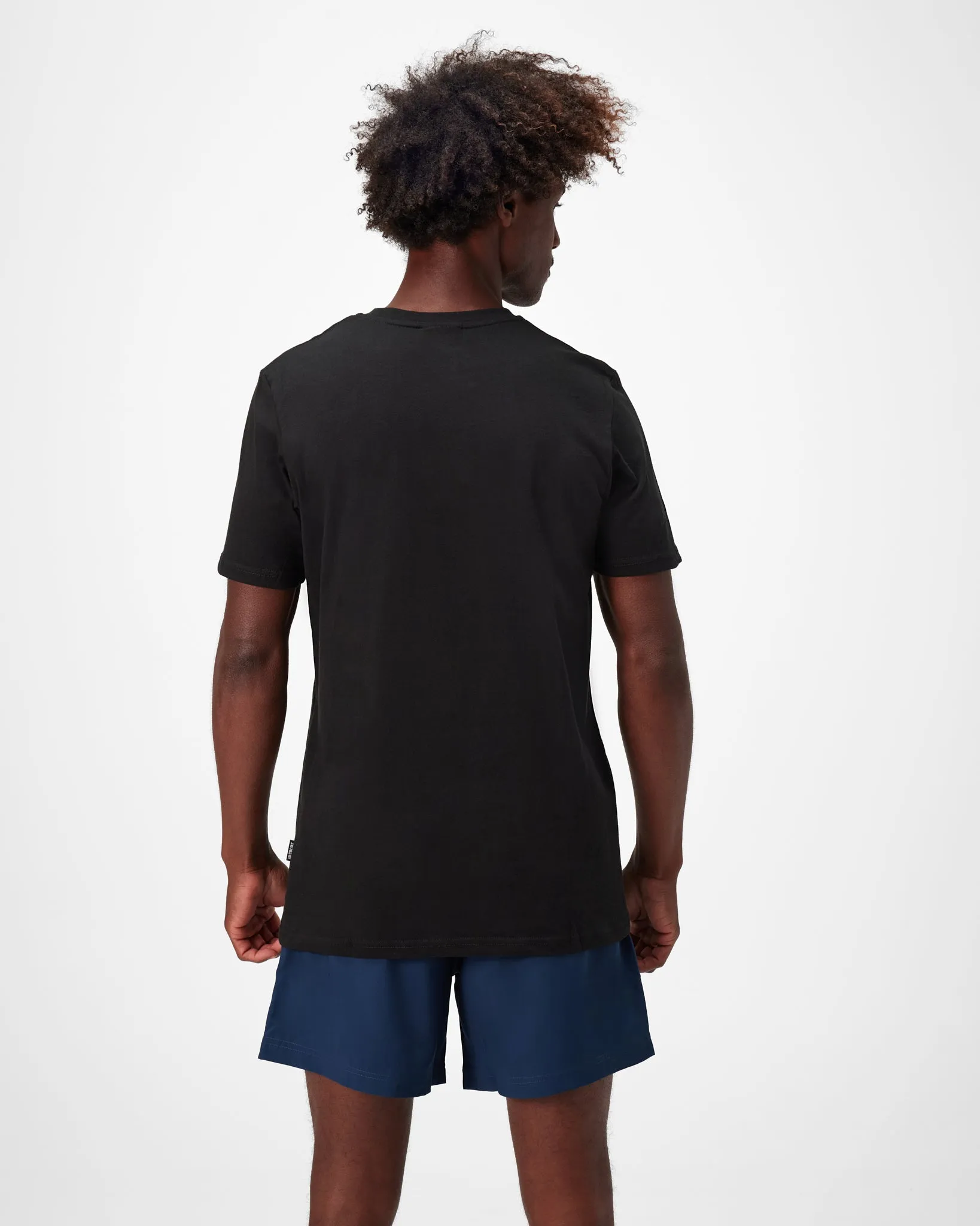 INSPORT MEN'S CLASSIC BLACK TEE