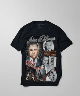 John Dillinger Vintage Short Sleeve Tee - Black