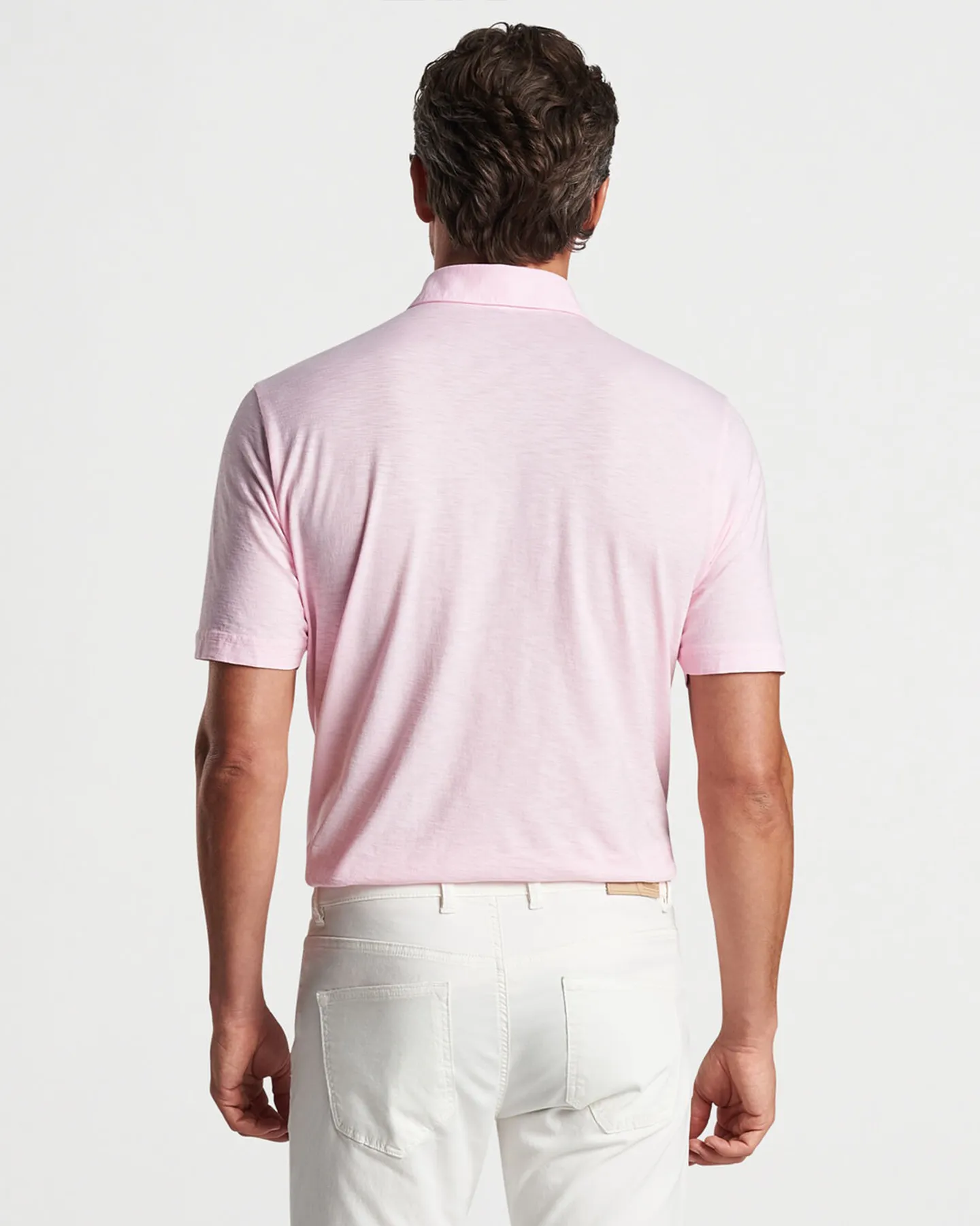 JOURNEYMAN SHORT SLEEVE POLO - MISTY ROSE