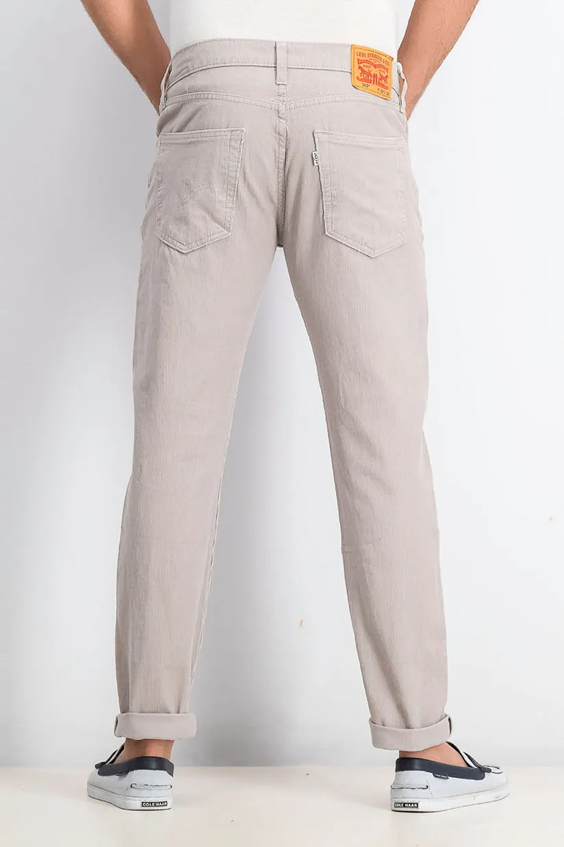 Levi's Men´s 502 Taper Corduroy Pants Gray Size 34x34