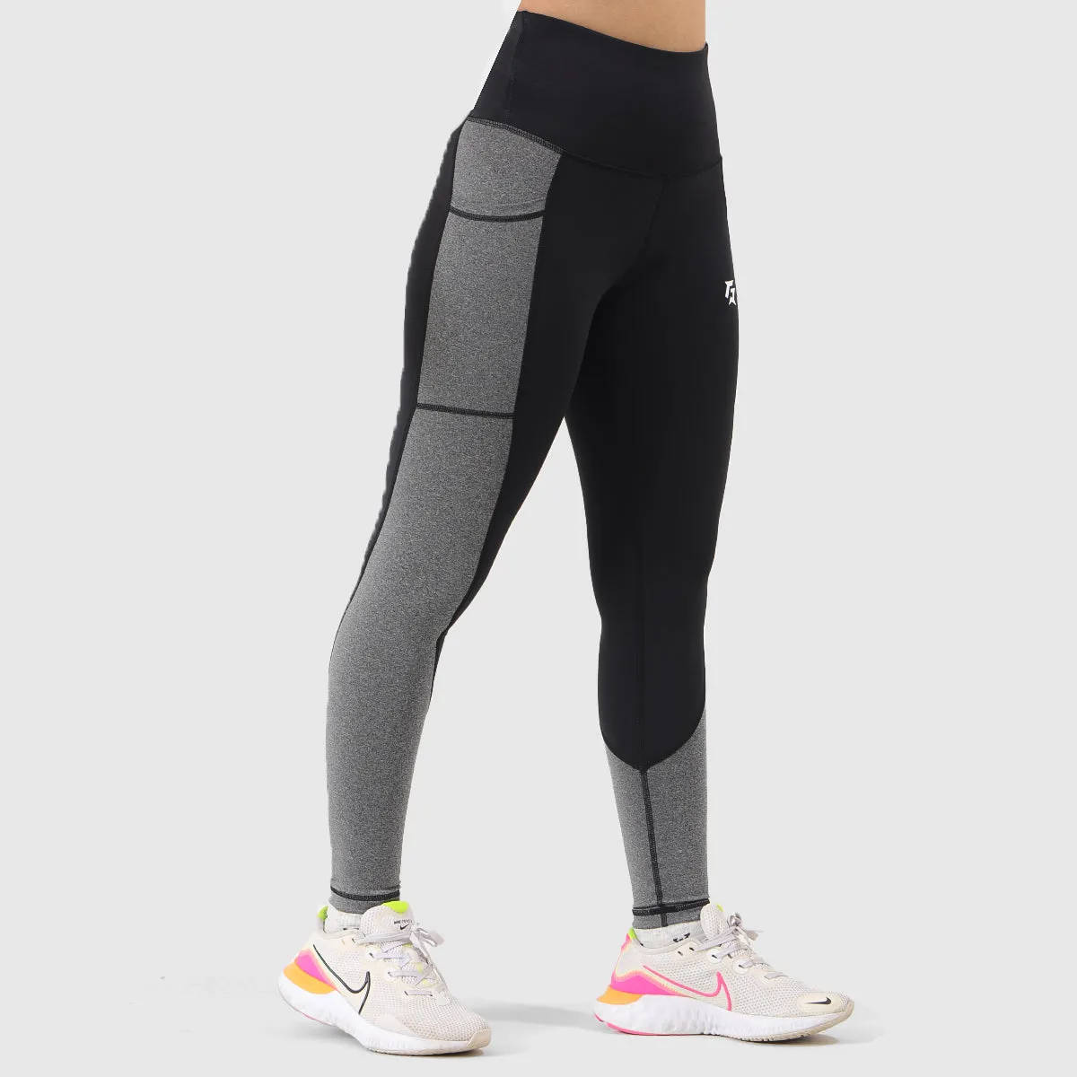 Linear Rise Leggings (Black)