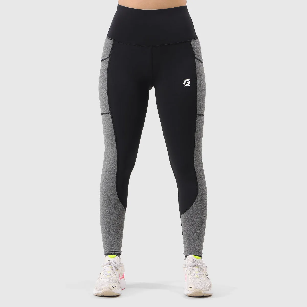 Linear Rise Leggings (Black)