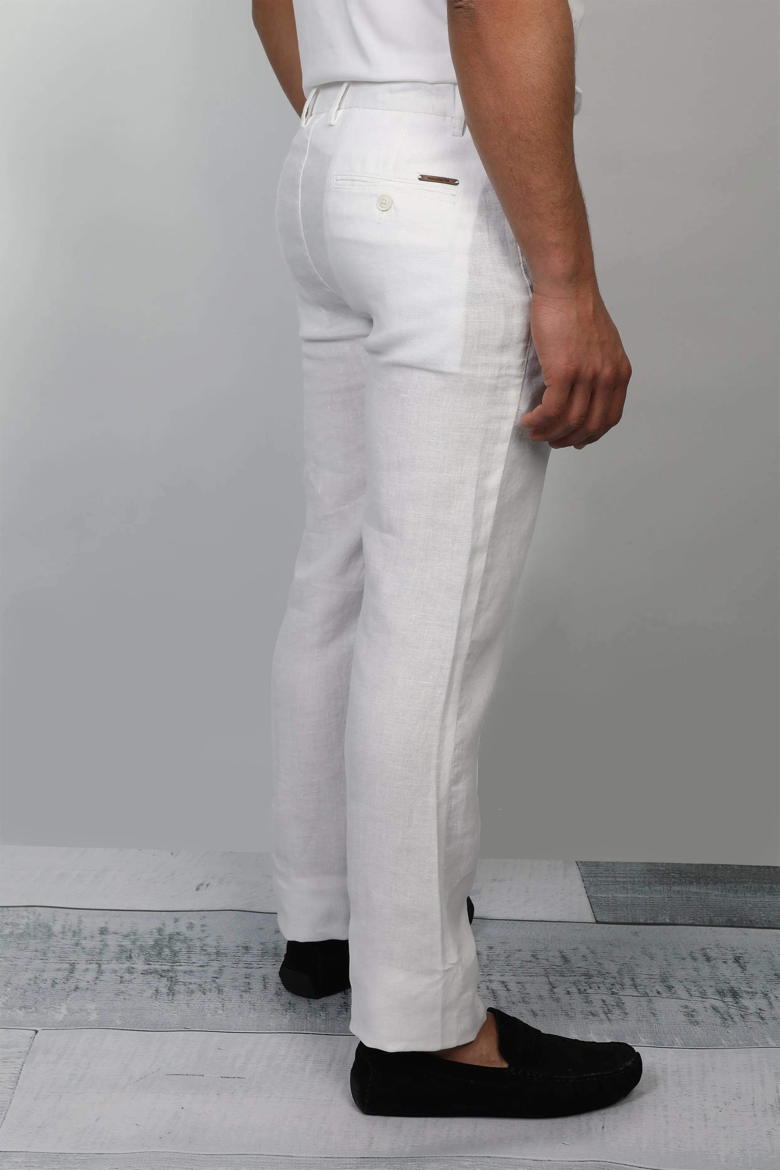 Linen White Pant