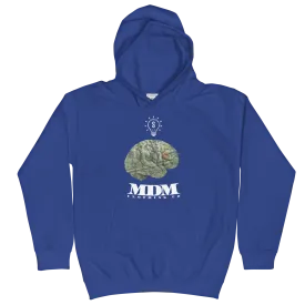 MDM Money On My Mind White Text Kid's Hoodie