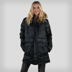 Members Only Women's Snorkel Puffer Oversized Jacket