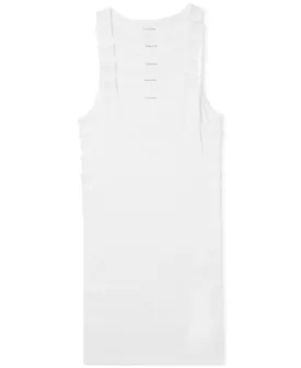 Men 5-pk. Calvin Klein cotton classic tank tops, white