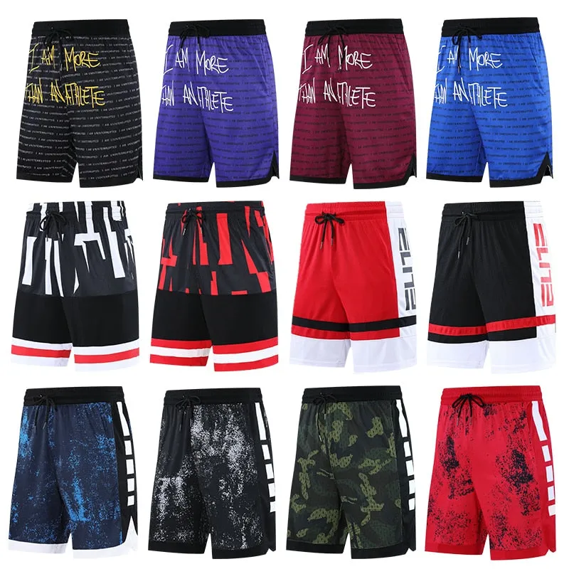 Men Basketball Shorts Breathable Sweat Sport Running Shorts Outdoor Sports Fitness Short Pants Loose 2020 Hot Sale Beach Shorts